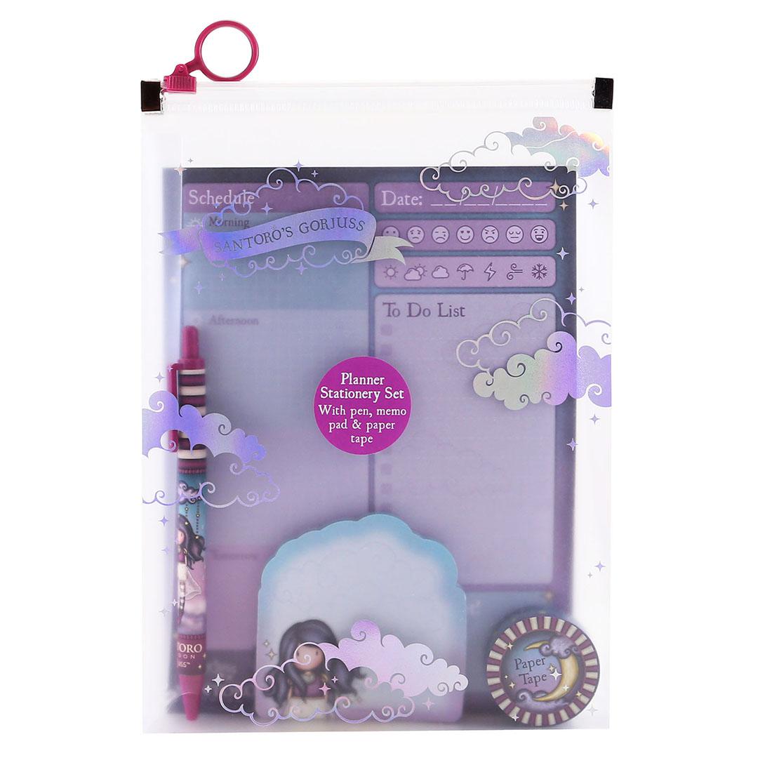 GORJUSS- STATIONERY SET LITTLE STORM CLOUD GORJUSS