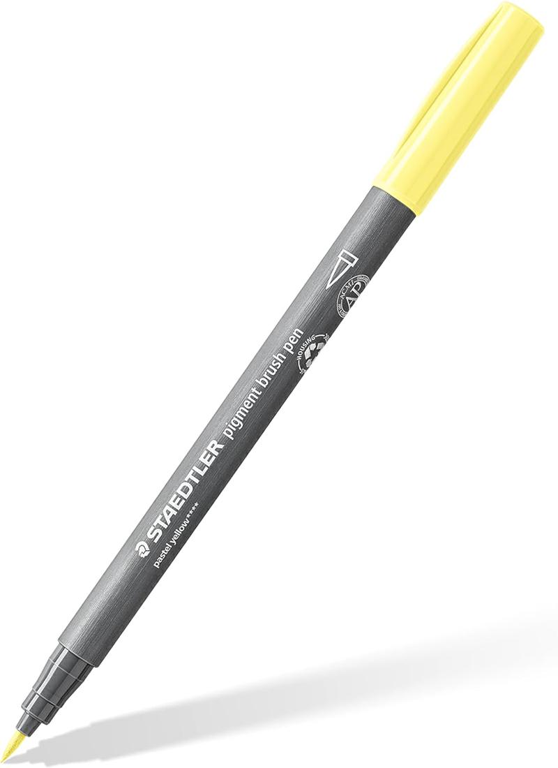 STAEDTLER PIGMENT BRUSH 371 PENNA A PUNTA SINTETICA CON PUNTA A