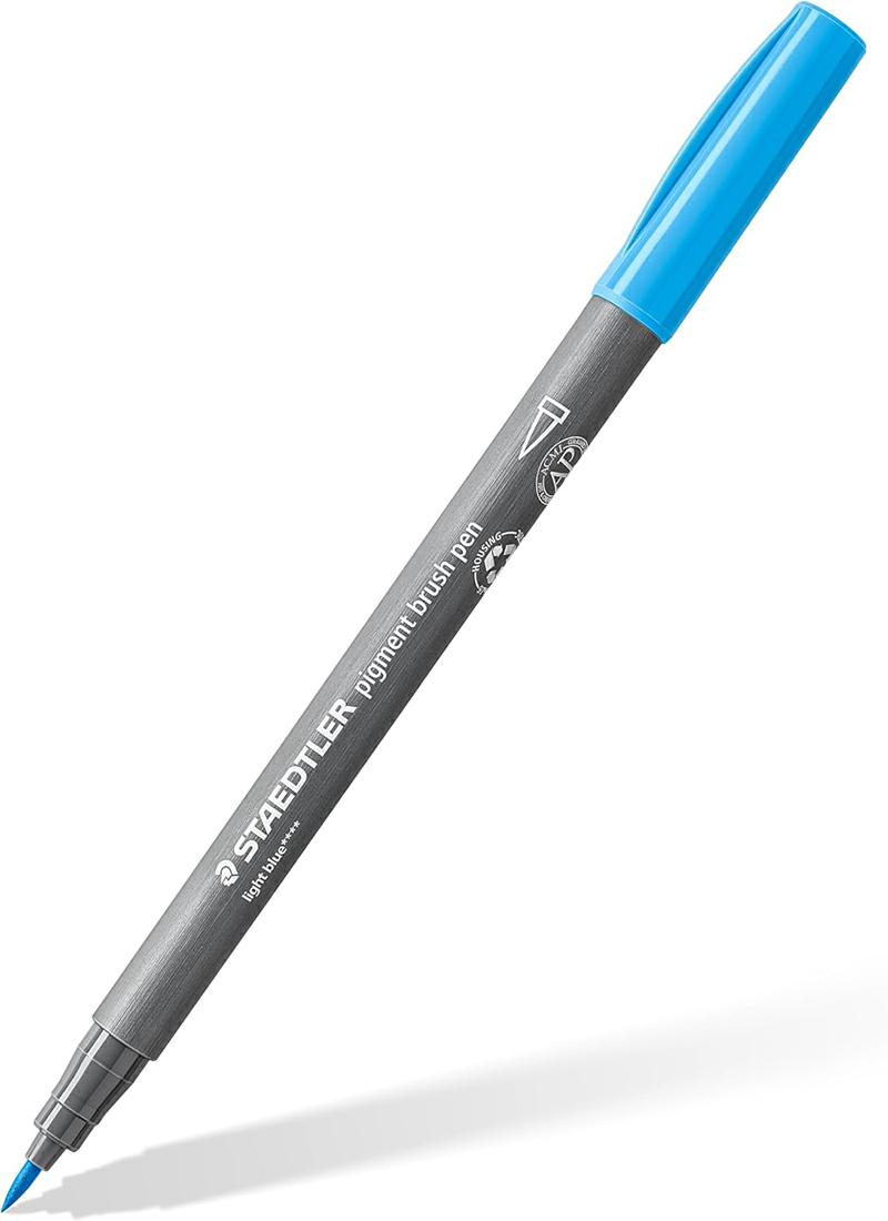 STAEDTLER PIGMENT BRUSH 371 PENNA A PUNTA SINTETICA CON PUNTA A