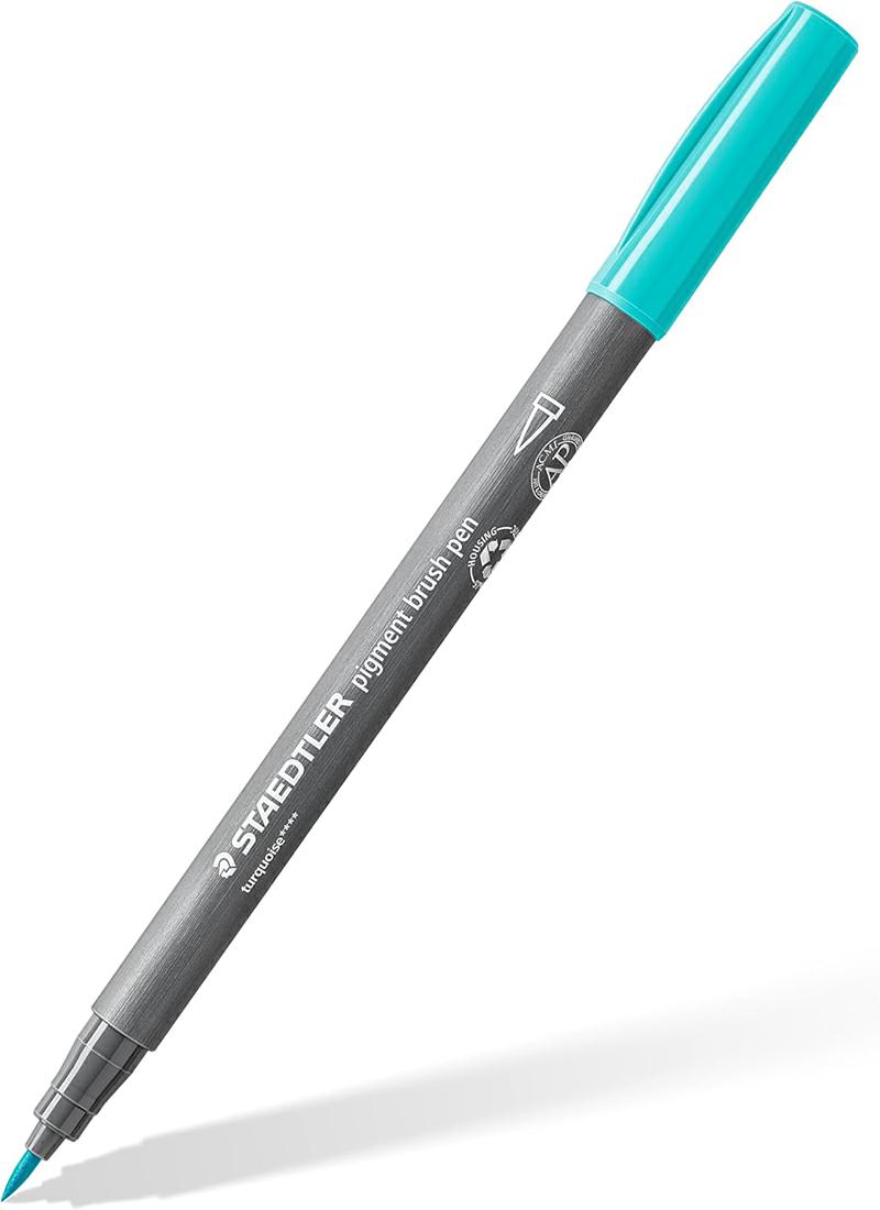 STAEDTLER PIGMENT BRUSH 371 PENNA A PUNTA SINTETICA CON PUNTA A