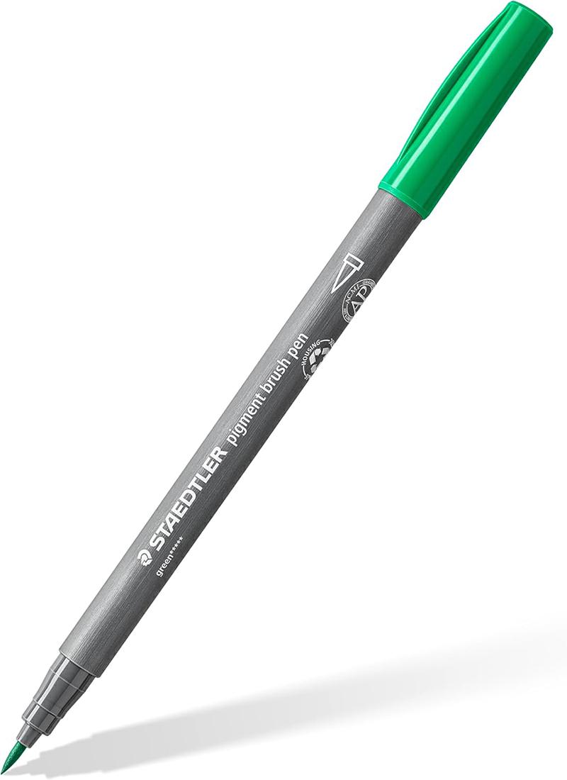 STAEDTLER PIGMENT BRUSH 371 PENNA A PUNTA SINTETICA CON PUNTA A