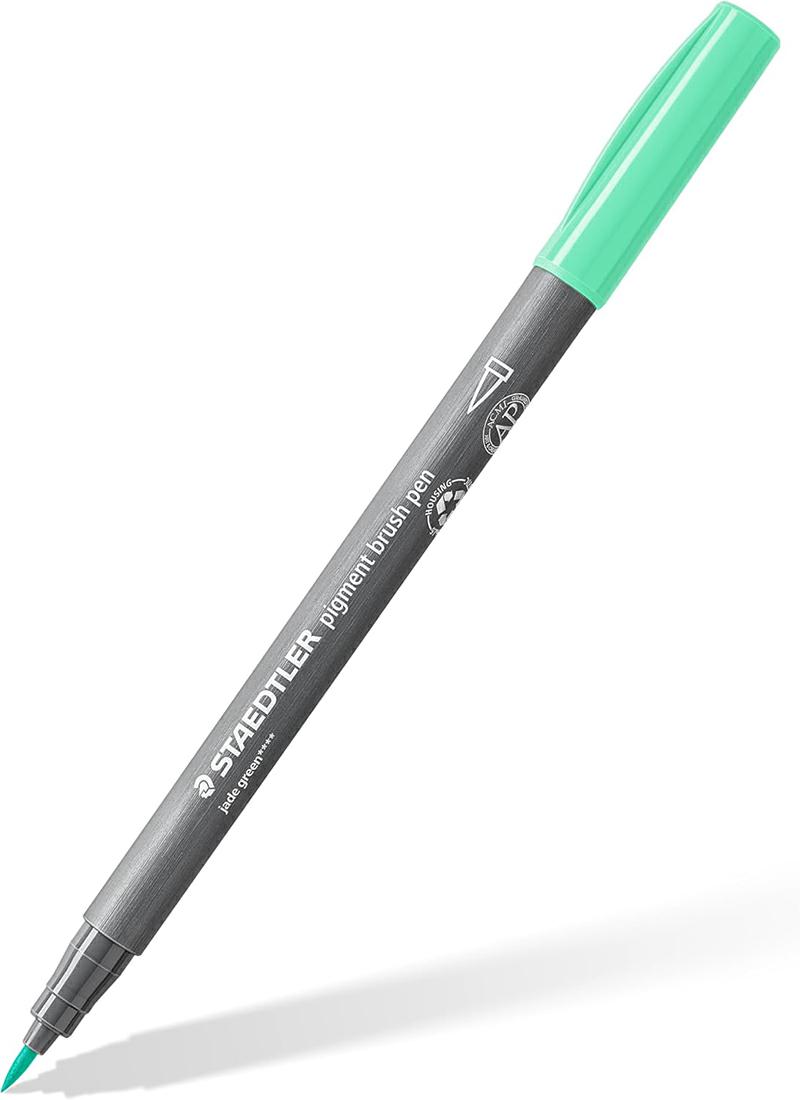 STAEDTLER PIGMENT BRUSH 371 PENNA A PUNTA SINTETICA CON PUNTA A