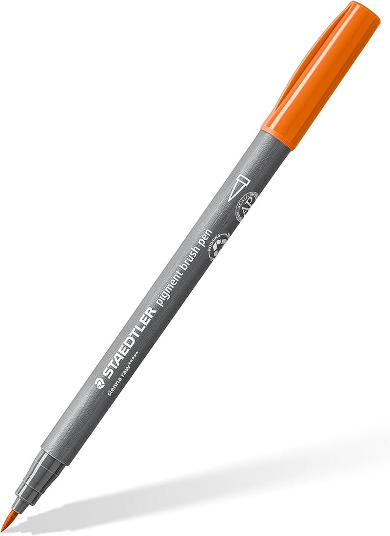 STAEDTLER PIGMENT BRUSH 371 PENNA A PUNTA SINTETICA CON PUNTA A