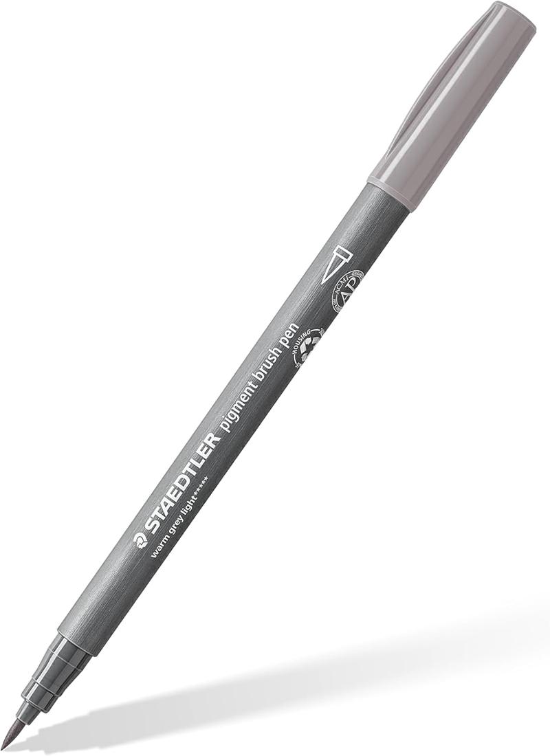 STAEDTLER PIGMENT BRUSH 371 PENNA A PUNTA SINTETICA CON PUNTA A