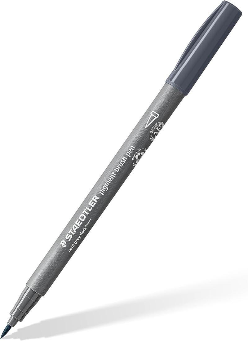 STAEDTLER PIGMENT BRUSH 371 PENNA A PUNTA SINTETICA CON PUNTA A