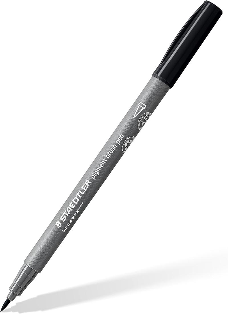 STAEDTLER PIGMENT BRUSH 371 PENNA A PUNTA SINTETICA CON PUNTA A