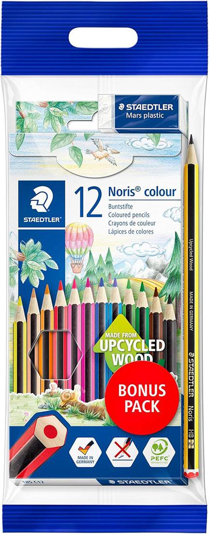 COLORI STAEDTLER NORIS COLOUR X 12 SET+MATITA E GOMMA