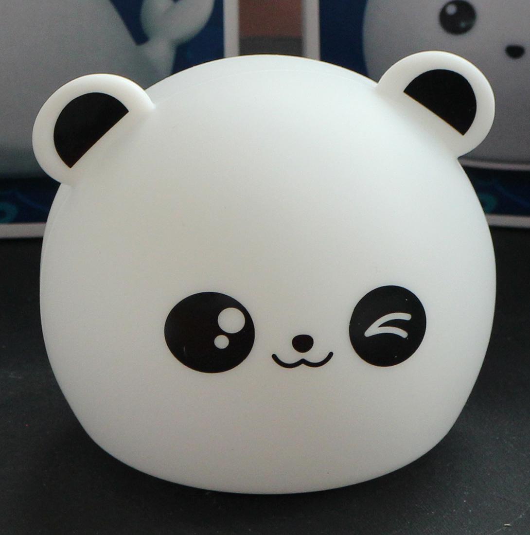 LAMPADA CUCCIOLO LIGHT PANDA CON GIOCO DI LUCI MULTICOLOR