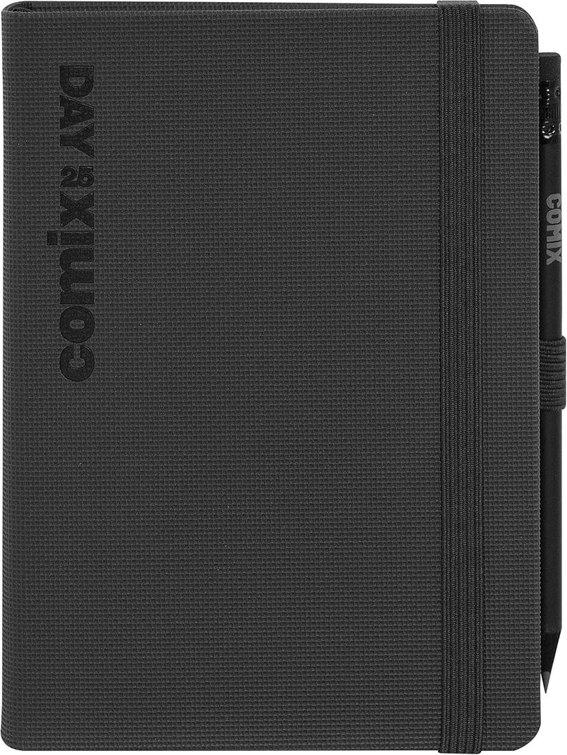 AGENDA COMIX 12 MESI DAY MINI BLACK TX