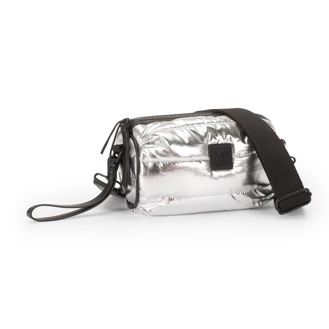 MAD MOISELLE TRACOLLA BAG QUILTED SILVER