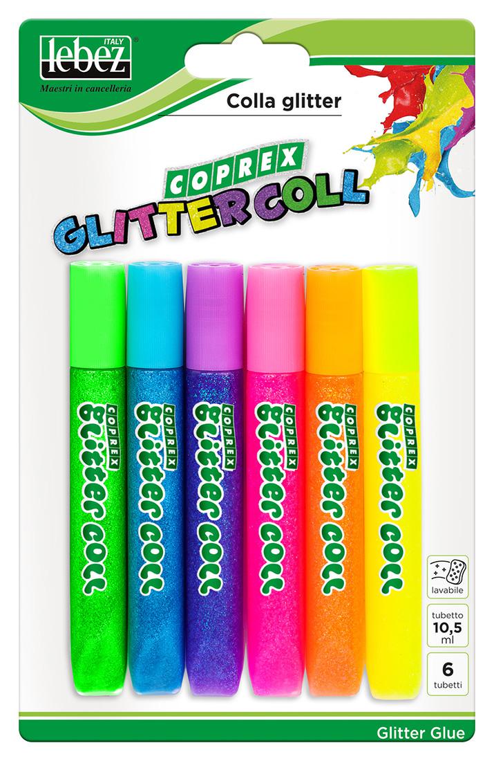 GLITTER COLL 6 TUBI FLUO