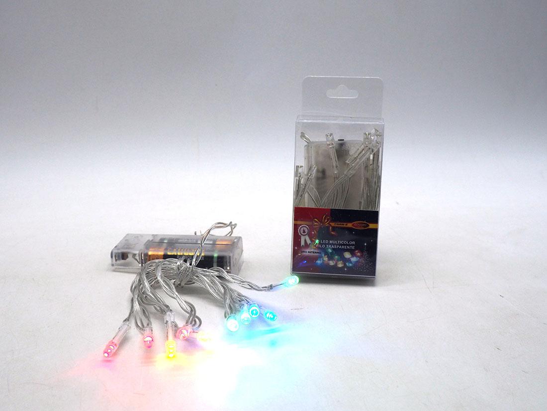 LUCI A BATTERIA LED MINI 10 MULTICOLOR