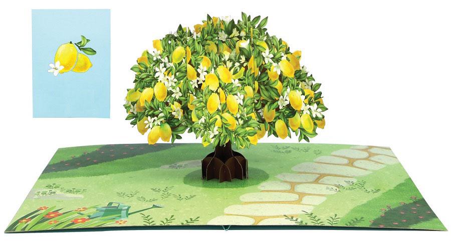 BIGLIETTINI ORIGAMI LEMON TREE