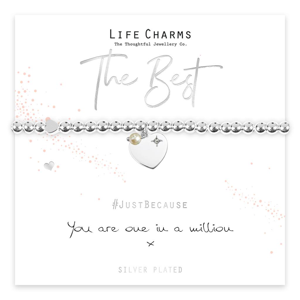 LIFE CHARMS - LC011BW - BRACCIALETTO ONE IN A MILLION