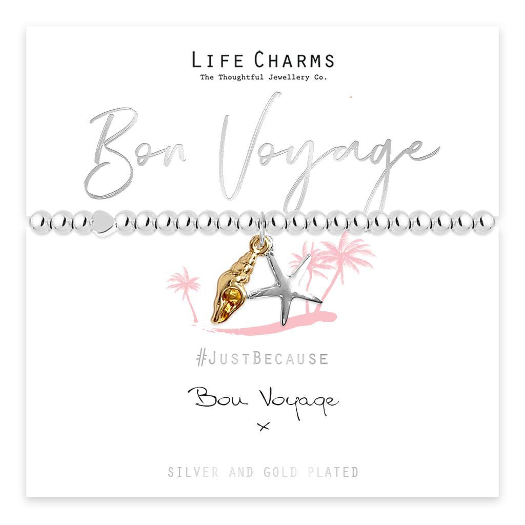 LIFE CHARMS - LC019BW - BRACCIALETTO BON VOYAGE