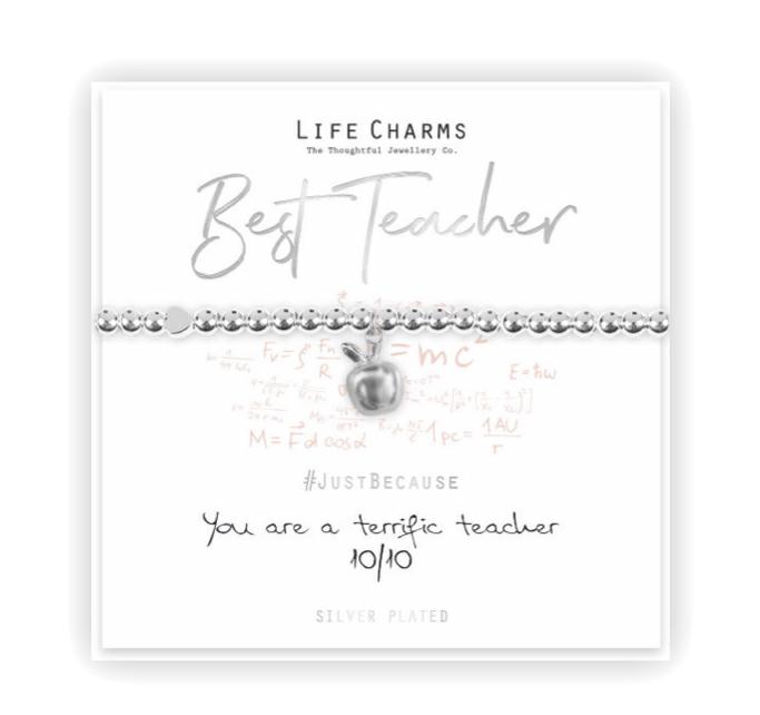 LIFE CHARMS - LC063BW - BRACCIALETTO TERRIFIC TEACHER