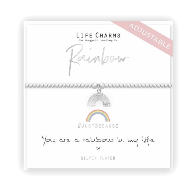 LIFE CHARMS - LC119BW - BRACCIALETTO YOU ARE A RAINBOW IN MY LIF