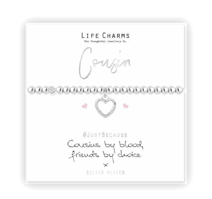 LIFE CHARMS - LC143BW - BRACCIALETTO COUSIN