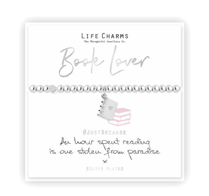 LIFE CHARMS - LC145BW - BRACCIALETTO BOOK LOVER