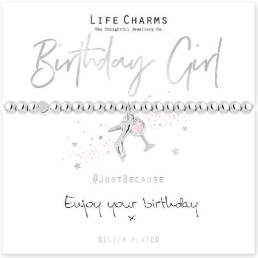 LIFE CHARMS - LC151BW - BRACCIALETTO BIRTHDAY GIRL