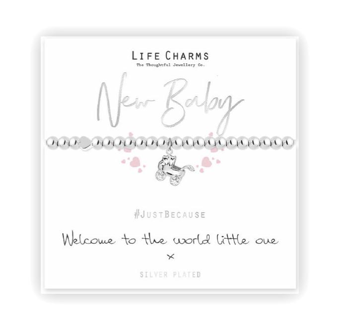 LIFE CHARMS - LC155BW - BRACCIALETTO NEW BABY