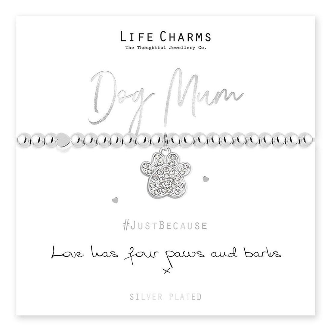 LIFE CHARMS - LC186BW - BRACCIALETTO DOG MUM