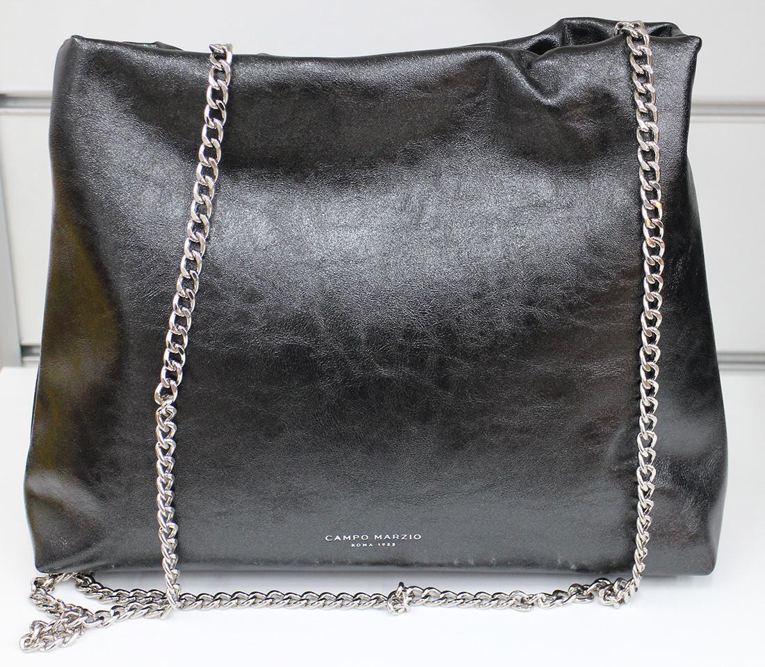 CAMPO MARZIO IRON CROSSBODY BAG BLACK