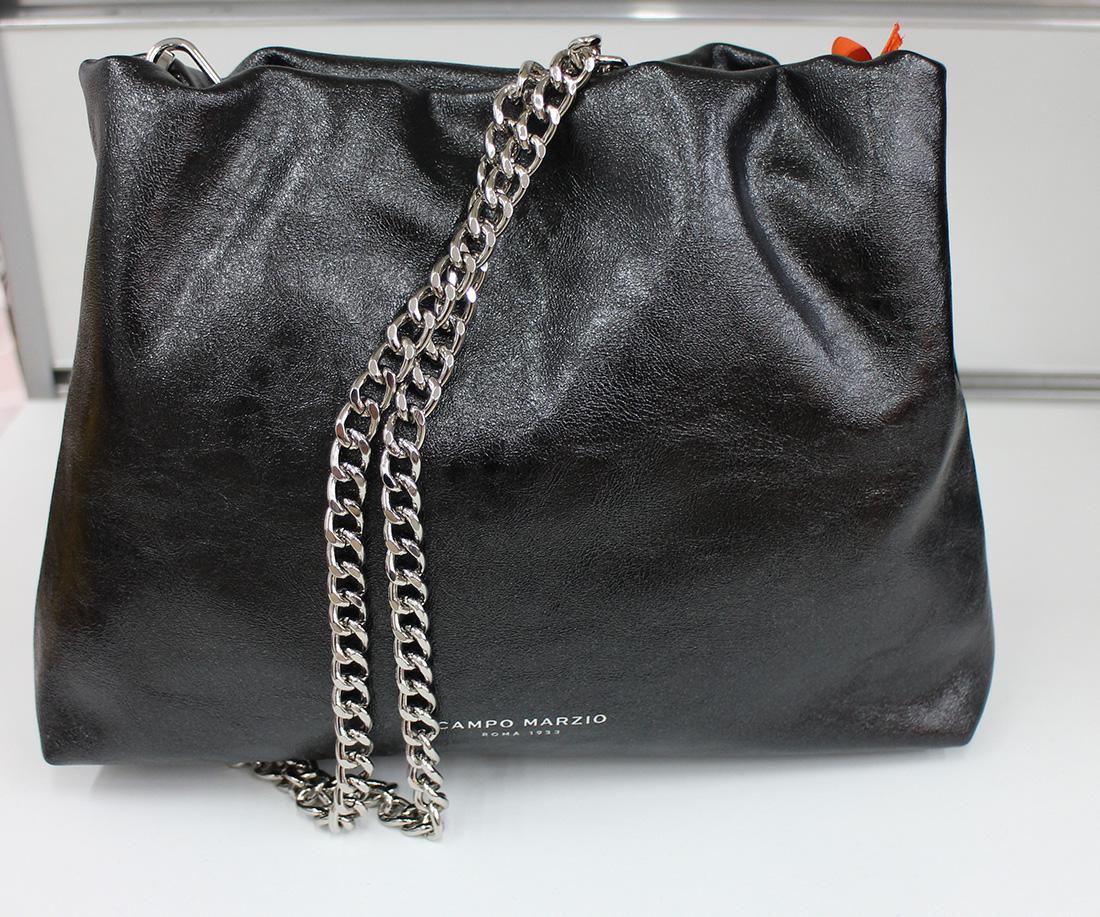 CAMPO MARZIO LEAD CROSSBODY BAG BLACK