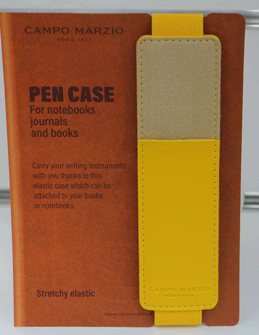 CAMPO MARZIO ELASTIC PEN CASE YELLOW