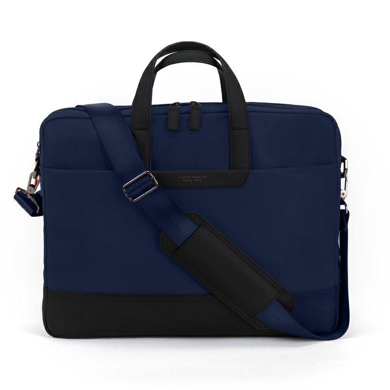 CAMPO MARZIO WILLIAM BRIEFCASE 15.6 OCEAN BLUE