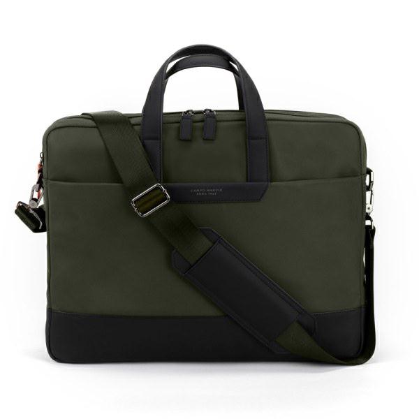 CAMPO MARZIO WILLIAM BRIEFCASE 15.6 MILITARY  GREEN