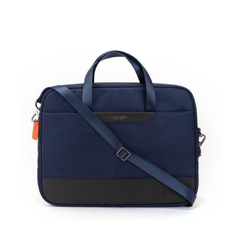 CAMPO MARZIO ANTOINE BRIEFCASE 13 BLU OCEANO